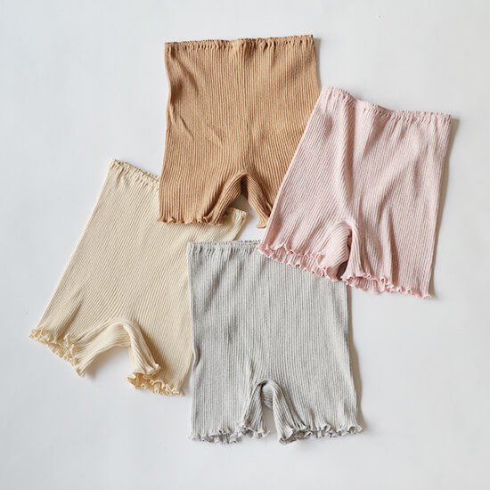 【天衣無縫】 リブ1分丈ショーツ