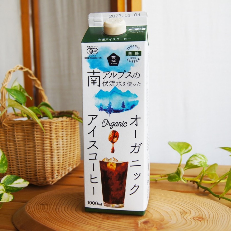 ムソー オーガニックアイスコーヒー・無糖 1000ml