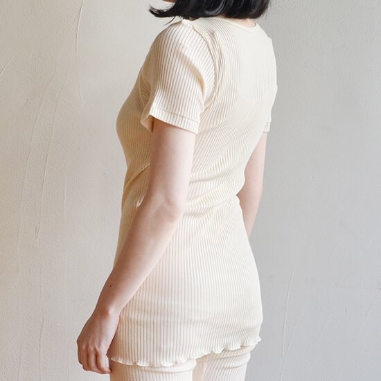【天衣無縫】 リブ半袖シャツ