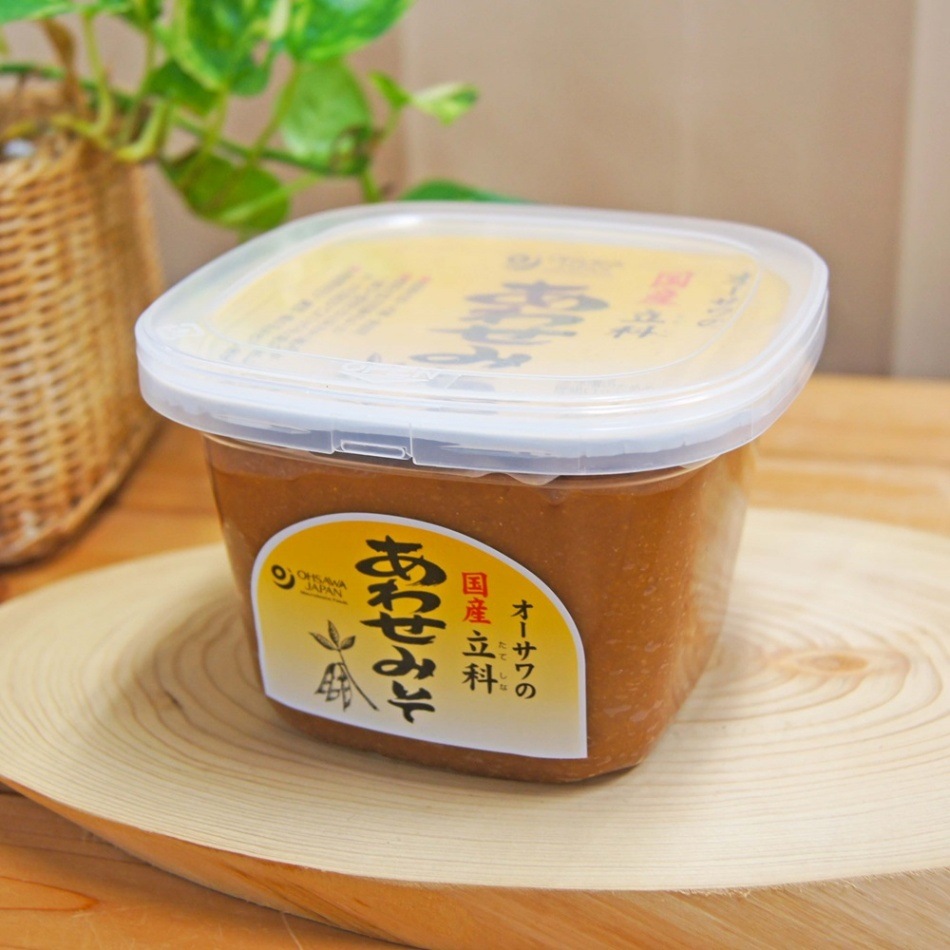 オーサワの国産立科あわせみそ （カップ） 650g