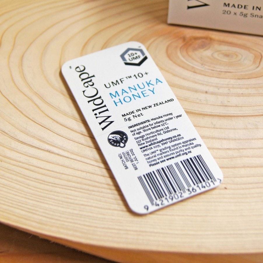 マヌカハニー UMF10+ 5g使い切り 5個セット WildCape ワイルドケープ UMFHA認定