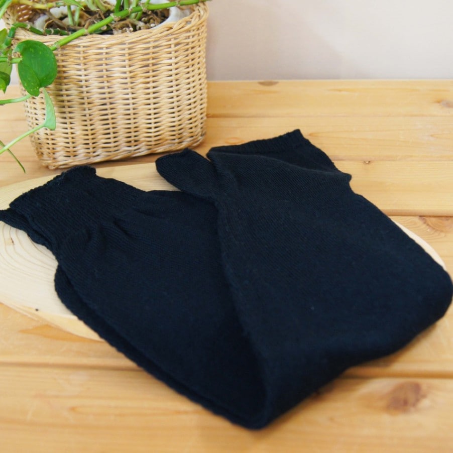 シルクUVカット アームカバー 黒