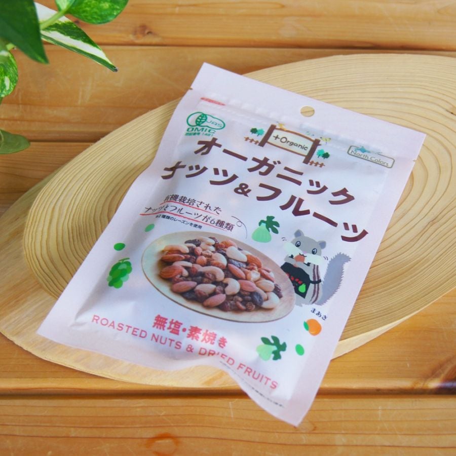 ノースカラーズ オーガニックナッツ&フルーツ 75g