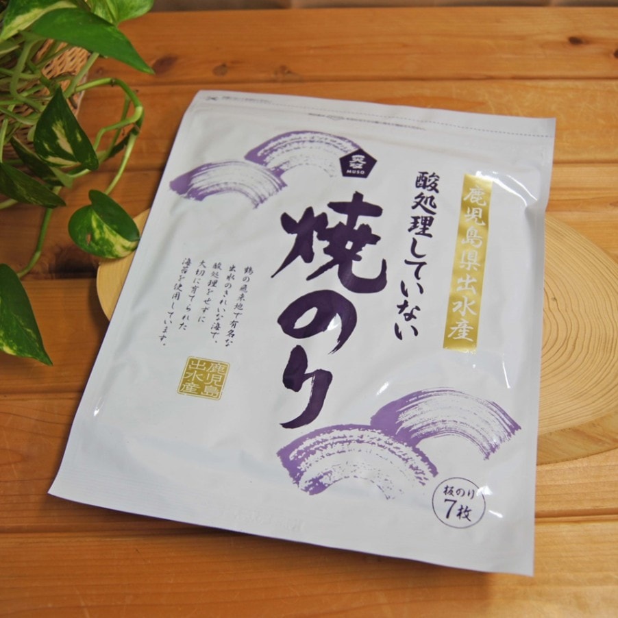 ムソー 酸処理していない焼のり 板のり7枚