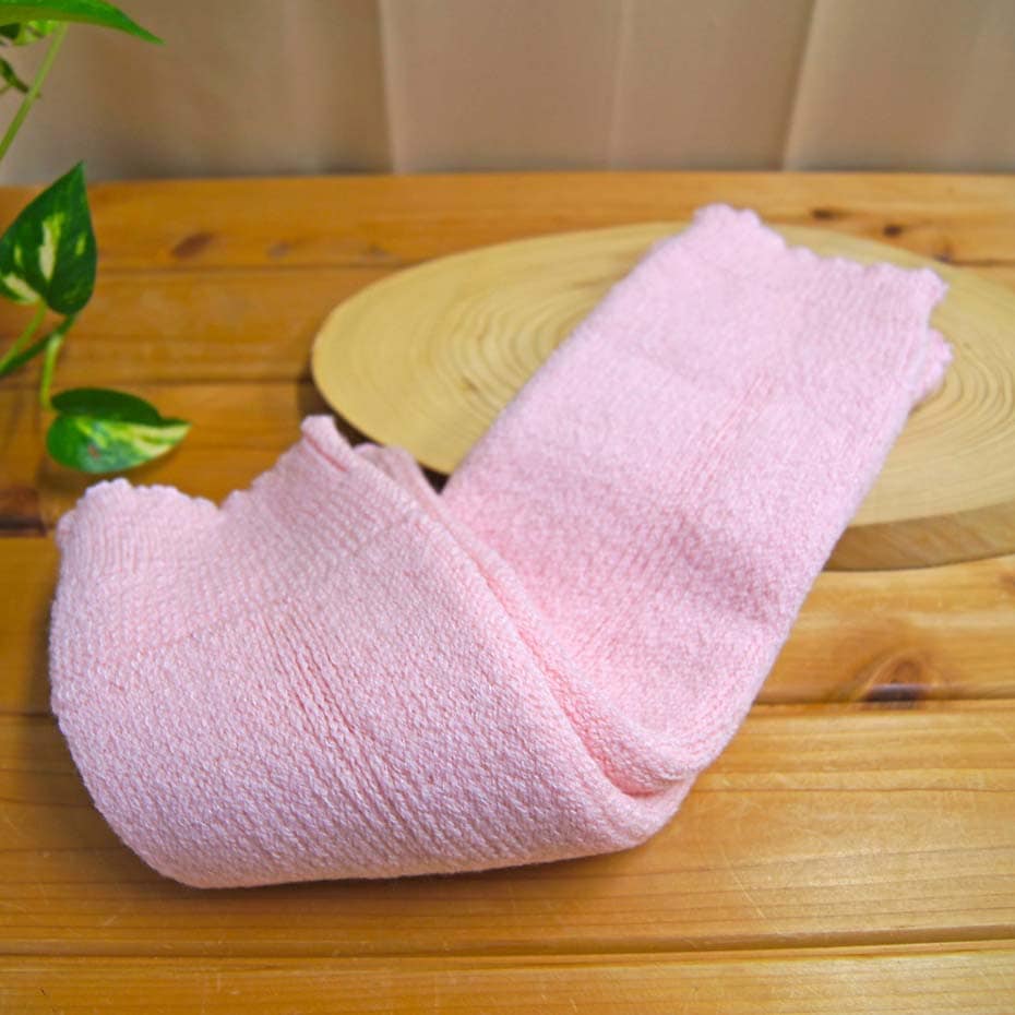 レッグウォーマー シルク&ウール ダブルW