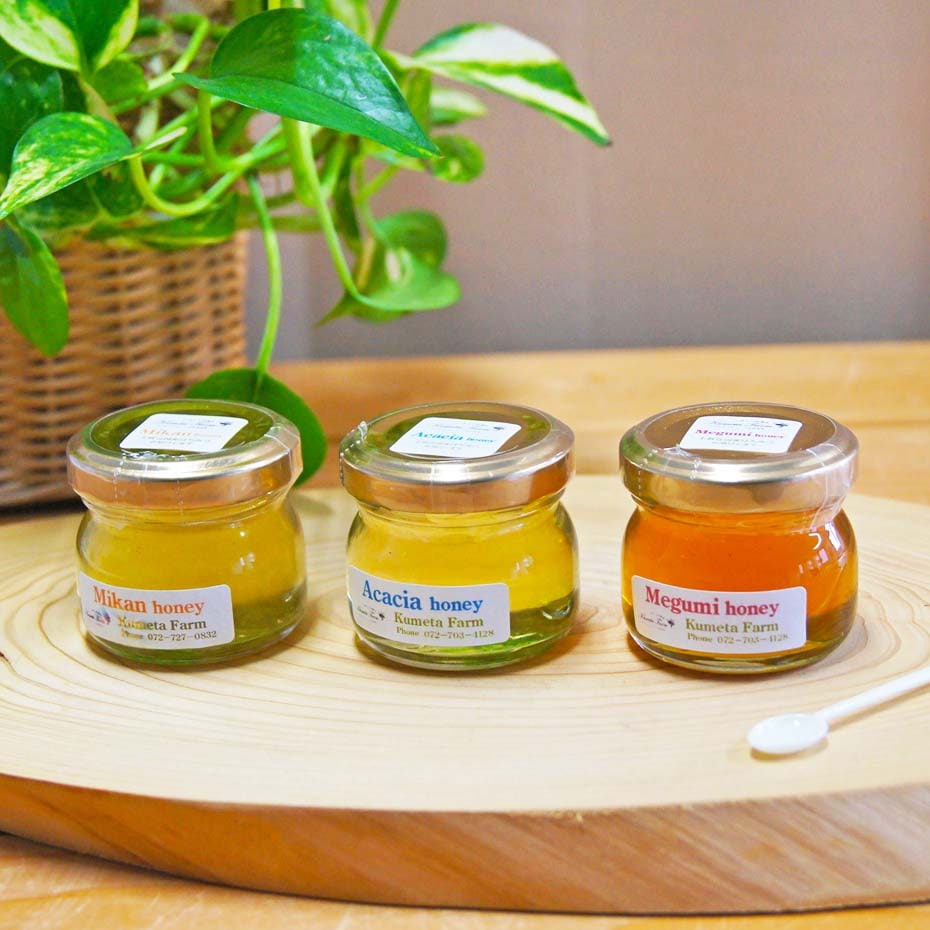 はちみつミニセット 35g×3 アカシア・めぐみ・みかん 粂田ファーム
