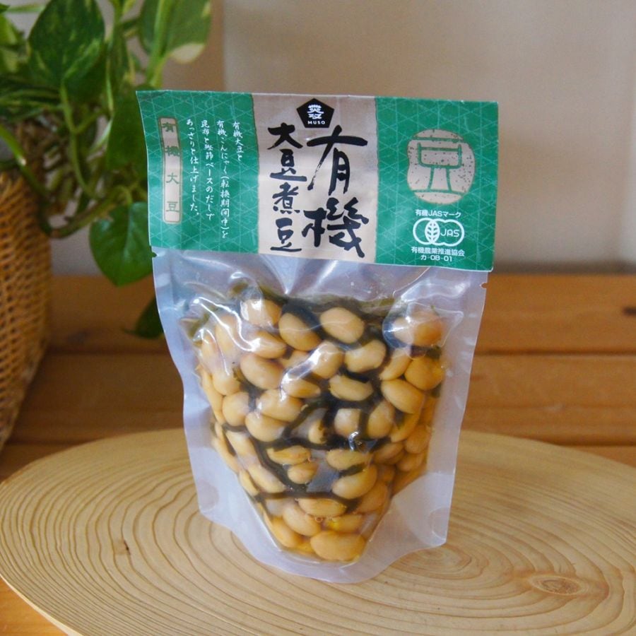 有機大豆煮豆 145g 優しい甘み