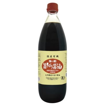 海の精 国産有機・旨しぼり醤油 1L