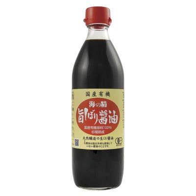 海の精　国産有機・旨しぼり醤油　500ml 500ml