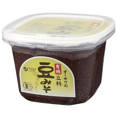 オーサワの有機立科豆みそ （カップ） 650g