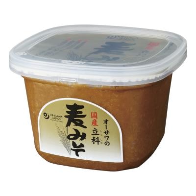 オーサワの国産立科麦みそ （カップ） 650g