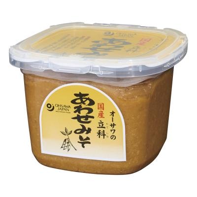 オーサワの国産立科あわせみそ （カップ） 400g