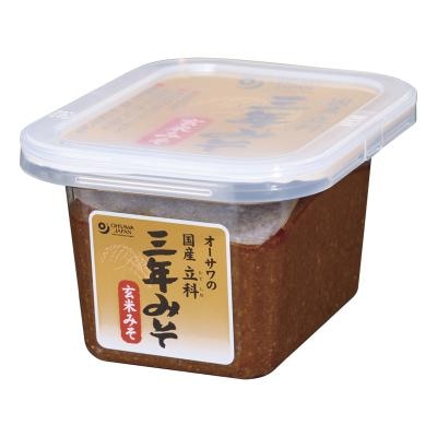 オーサワの国産立科三年みそ（玄米） 300g