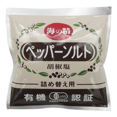 海の精　有機ペッパーソルト （詰替用） 55g