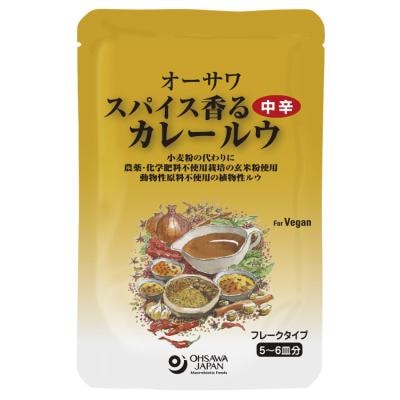 オーサワ スパイス香るカレールウ（中辛） 120g