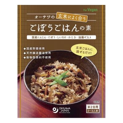 オーサワの玄米によく合うごぼうごはんの素 120g