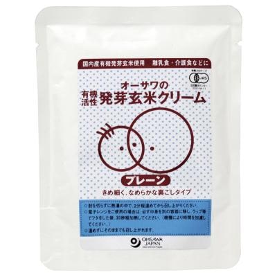 オーサワの有機発芽玄米クリーム（プレーン） 100g
