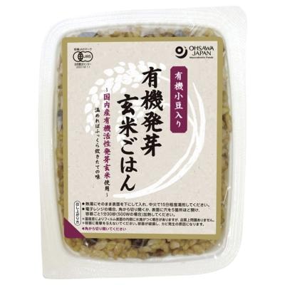 オーサワの有機発芽玄米ごはん（小豆入り） 160g