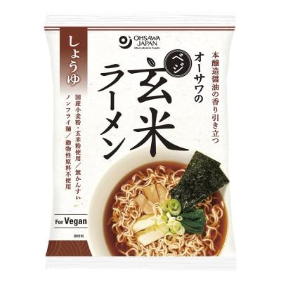 オーサワのベジ玄米ラーメン（しょうゆ） 112g（うち麺80g）