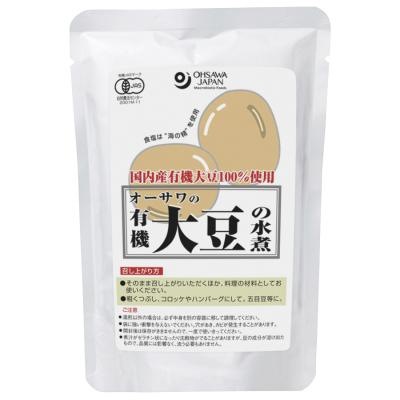 オーサワの有機大豆の水煮 230g(固形量140g)