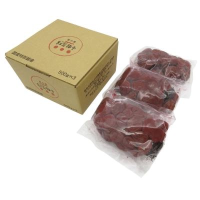 特別栽培 紅玉梅干 （箱） 1.5kg（500g×3袋）