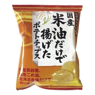 国産米油だけで揚げたポテトチップス（うす塩味） 60g