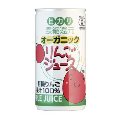 ヒカリ　オーガニックりんごジュース 190g