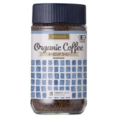 24 ORGANICDAYSオーガニックインスタントコーヒーカフェインレス 100g