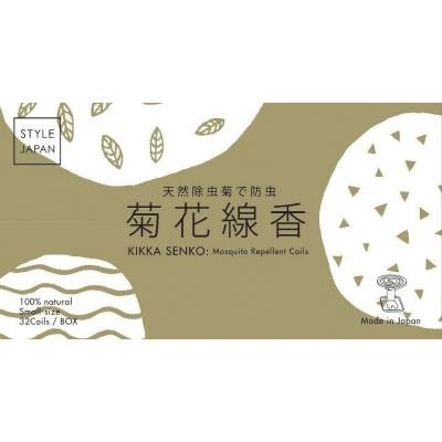 アロマで防虫 菊花線香（丸型ミニ） 32巻