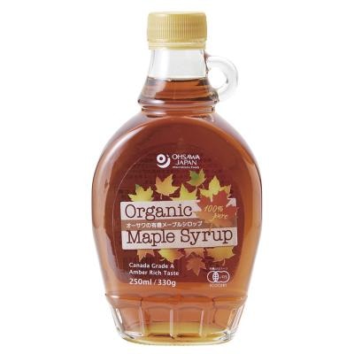 オーサワの有機メープルシロップ アンバー（リッチテイスト） （ビン） 250ml（330g）