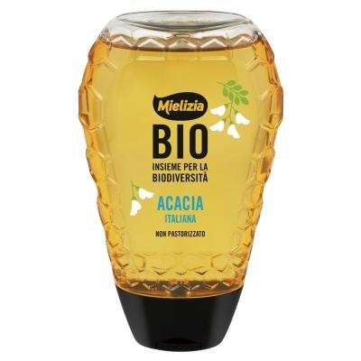 ミエリツィア アカシアの有機ハチミツ（スクイーザーボトル） 350g