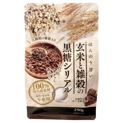 玄米と雑穀の黒糖シリアル 250g