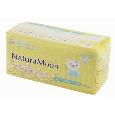 ナチュラムーン 生理用ナプキン（多い日の昼用 羽なし） 18個入