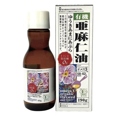 オーガニックフラックスシードオイル（有機亜麻仁油） 190g