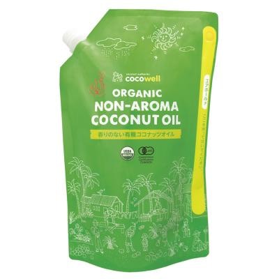 香りのない有機ココナッツオイル 1840g（2L）