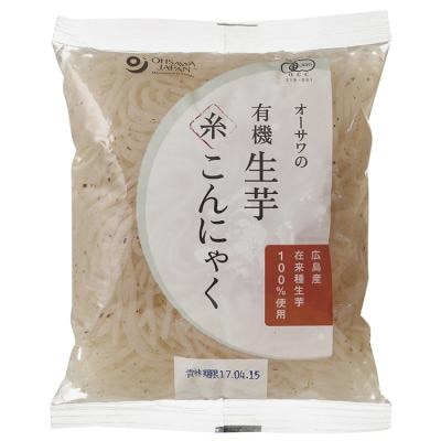 オーサワの有機生芋 糸こんにゃく 180g