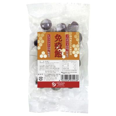 オーサワの のど飴（プロポリス・ヒメマツタケ配合） 70g（17粒）