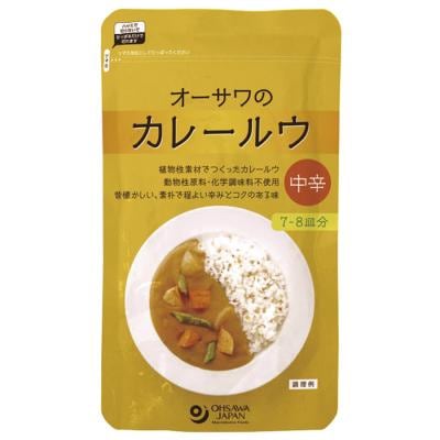 オーサワのカレールウ（中辛） 160g