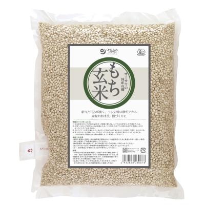 オーサワの国産有機もち玄米 1kg