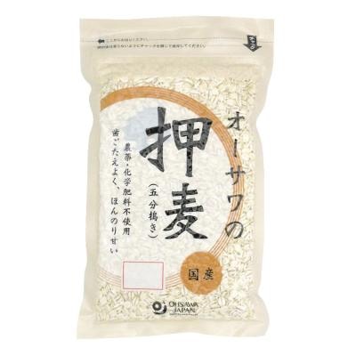 オーサワの押麦（五分搗き）国産 300g