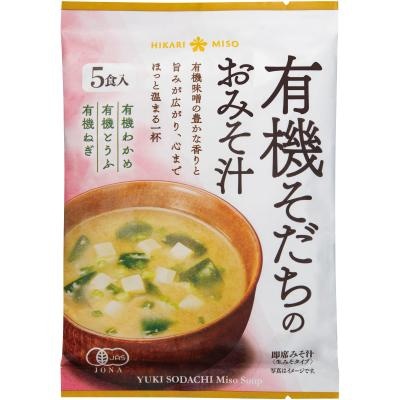 有機そだちのおみそ汁（生みそタイプ） 87g（5食入）