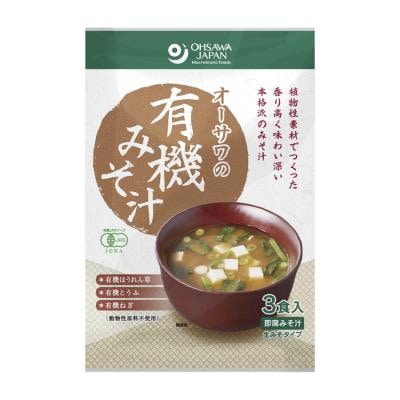 オーサワの有機みそ汁（生みそタイプ） 52.5g（3食入）