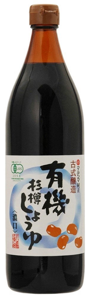 丸島 有機杉樽しょうゆ・濃口 900ml