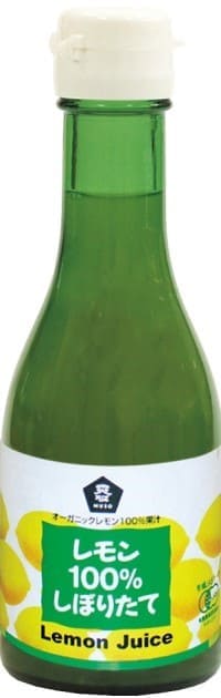 ムソー オーガニックレモン100％しぼりたて 180ml