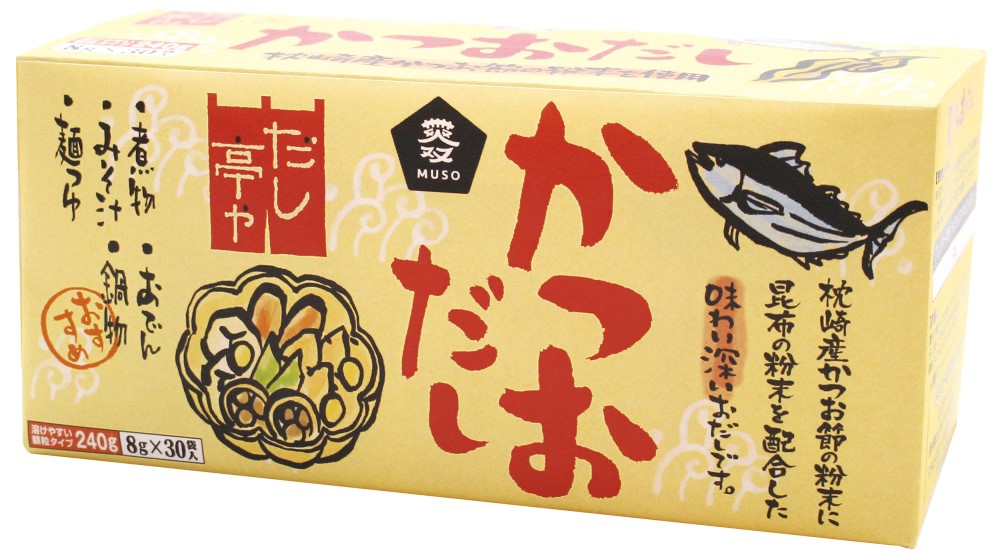 ムソー だし亭や・かつおだし〈箱入〉 8g×30