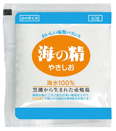 海の精 海の精・やきしお〈詰替用〉 60g