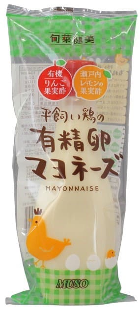 ムソー 平飼い鶏の有精卵マヨネーズ 290g