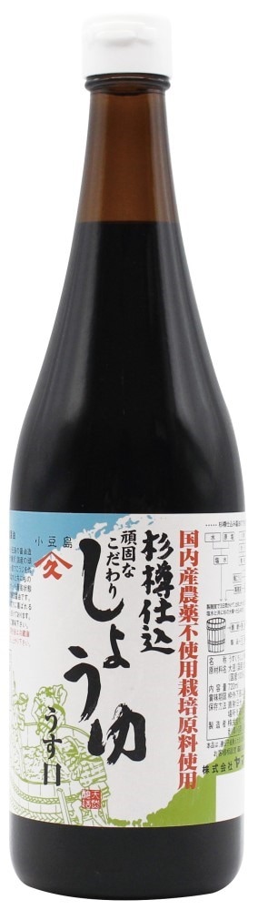 ヤマヒサ 頑固・淡口醤油 720ml