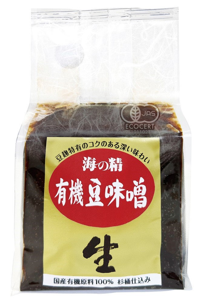 海の精 国産有機・豆味噌 700g