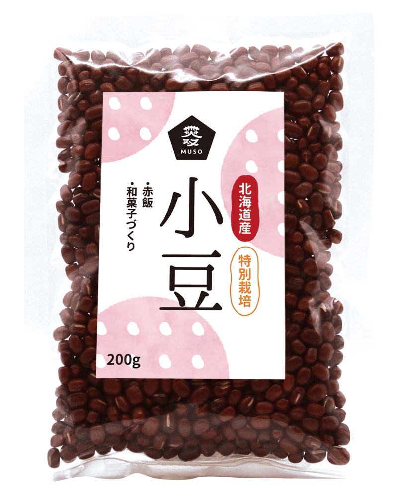 ムソー 国内産特別栽培・小豆 200g